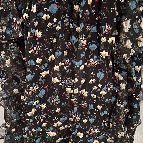 Zara Floral Long Sleeve Dress - Picture 4 of 9